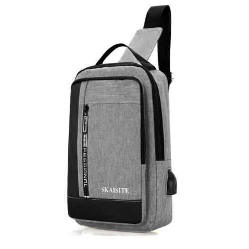 Wholesale New Fashion Sport Fanny Pack Portable Outdoor Running Chest Bag with Zipper Closure for Men for Gym and Travel