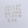 Keymay 4.5cm Height Rhinestone Full Set Alphabet Self Adhelsive Embroidery Pearl Letter Patches DIY Sticker Patch