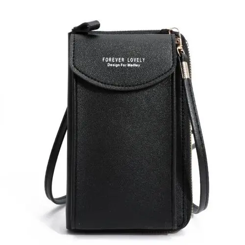 Wholesale New Large Capacity Multi-Functional Simple Shoulder Bag Women Solid Color Fashionable Single Strap phone bag for women