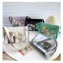 Manufacturer PU leather Clear Ita bag In Stock Pin Display Crossbody Ita Bag for Wholesale