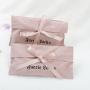 Custom Logo Printed Soft Velvet Shoe Pouch Envelope Bag For Cloth