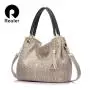 REALER Dropshipping women Shoulder Crossbody Bags Ladies Totes Hand bags custom Hobos bags Genuine Leather handbags