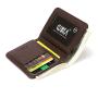 CUIKCA New Fashion Wallet Men Wallet PU Leather ID Credit Card Holders Simple Slim Wallet Purse For Men HF048