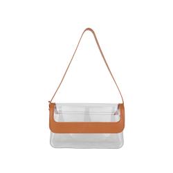 2023 new version of fashion shoulder mesengers transparent jelly bag custom clear crossbody see through bag