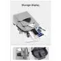 Wholesale Custom Lightweight Three-piece Set Large Capacity Computer Laptop Backpack With Crossbody Bag and Clutch Bag
