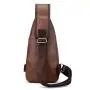 Men's Chest Bag Portable Rechargeable Leisure Straddle Bag Outdoor Sports Chest Bag