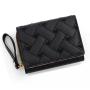 New Women's Short Style Simple Embroidered Love Multi Card Wallet