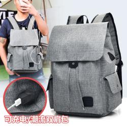 Men's Briefcase Printing logo Waterproof Bag Computer Bag Laptop Fashionable Korean Breathable Large Capacity Backpack With Us