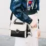 ZR699 Women's Bags New Fashion PU Leather Girl Lovely Small Square Bag Simple Zipper Shoulder Crossbody Phone Bag Female Party