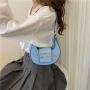 ZR492 Woman Bags Fashion Girl Solid Color Magnetic Button Messenger Bag PU Leather Single Shoulder Ladies phone Crossbody Bag