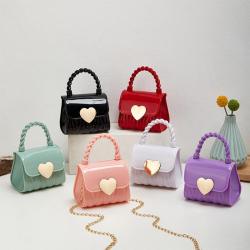 Hot Sale Luxury Colorful Pvc Red Crossbody Ladies Small Mini Women Handbags Shoulder Kid Jelly Coin Purses