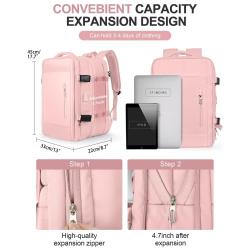 Custom 17 Inch Business Travel Backpack Bag Waterproof Polyester Women Oxford Multi Compartment Girl Laptop Backpack with Logo