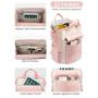 LOVEVOOK Teacher Doctor Nurse College Daypack Bags with USB Port Work Travel Business Computer Laptop Backpack Purse for Women