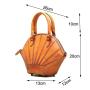 2024 Custom Genuine Leather Luxury Shell Design Bags For Women Ladies Handbag