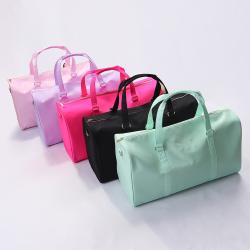 Keymay RTS Stock Large Capacity Nylon Handbag Sports Gym Overnight Weekender Bag Woman Waterproof Travel Duffel Bag Duffle Bag