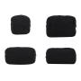 Wholesale Eco Friendly Portable Designer Cosmetic Bag Custom Teddy Fur Organize Zipper Pouch Bag Women Toiletry  Makeup Bag