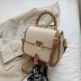 Minissimi Sac A Main Contrast Color Women Shoulder Bag Woman Hand Bage Pu Leather Cute Bag