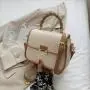 Minissimi Sac A Main Contrast Color Women Shoulder Bag Woman Hand Bage Pu Leather Cute Bag