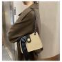 ZR262 Lingge Chain Women's Bag New Fashion Embroidery Straddle Bag Westernized One Shoulder Underarm Bag