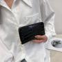 2024 New Fashion Crocodile Pattern Women's Long Wallet
