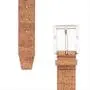 Brand Customized Handmade Natural Cork Leather Belt Men's Vegan Non-leather Belt