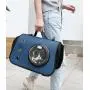 ZR345 New Folding Portable Spacecraft Pet Bag Oxford Cloth Outgoing Crossbody Portable Breathable Comfortable Cat Backpack