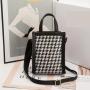 2024 New Women's Handbag Korean Fashion Retro Print Sling Shoulder Crossbody Bag Trend Phone Bags for Women