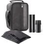 Odor free  custom child proof bag with carbon lining Lock Box Travel Storage Bag Case