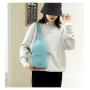 ZF281 Women's Messenger Bags Simple Nylon Waist Bag Fashion Leisure Travel Shoulder Bag Waterproof Lightweight Daily