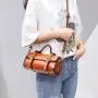 Best Selling Fashion cow leather Ladies Hand Bags textures small shoulder Side Bags for girls good quality factory direct sales