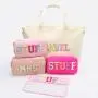 Custom Fashion Durable Waterproof Large Daily Nylon Shoulder Grocery Bag Zippered Women's Tote Bag Embroidery Nylon Bag