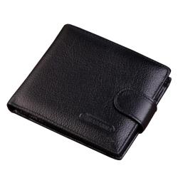 OEM002 Short Vintage Bifold Genuine Leather Wallet For Man Genuine Leather Slim Wallet Thin Men Short Wallet