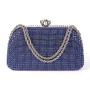 Hot selling  bridal wedding metal clutch purse ladies rhinestone evening bag women evening clutch sequins bags ladies handbag