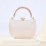 New Arrival Party Bridal Hand bags Chain Crossbody Bag Metal Rhinestones Handle Gold Evening Bags Handbag For Ladies