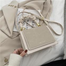 Half Moon Shape Shoulder Crossbody Bag Pure Color Woman Fashion Bag Pu Leather Bags Women Handbags Shoulder