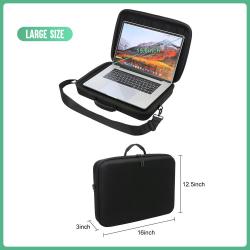 LOVEVOOK 2022 Hard Shell 16 incn Laptop Shoulder Carrying Case Mens Tablet Briefcase Women Laptop Carrying Sleeve Bag