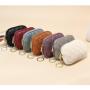 Billetera Mujer Custom Luxury Designer Vintage Original Genuine Leather Zipper Keychain Mini Coin Purse Wallet Bag Small 2022