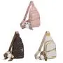ZR537 New Women's PU Chest Bag Wholesale Single Zipper Shoulder Women's Bag Earphone Hole Portable Side Scarf Pendant Bag