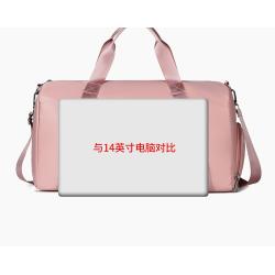 customized logo large capacity pink duffle bags gym women waterproof sports travel bag