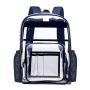 SC030 Custom Logo PVC Clear Backpacks Waterproof Transparent Book Bags for School Casual Outdoor Travel Backpack for Concerts