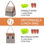 LOVEVOOK fashion Canvas picnic bags keep warm and cool school lunch bags 2022 waterproof custom women cooler bags