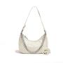 2024 new style versatile underarm bag fashionable diamond embroidery handbag crossbody bag black ladies purse handbags