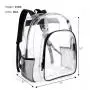 Security Travel School Sports Work Stadium See Through Backpacks Heavy Duty Transparent Clear Backpack