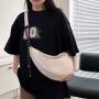 HR277 New Single Shoulder Crossbody Bag for Unisex Fashion Sports Trend New Product Cross Bag Student Canvas Dumpling Shape Bag
