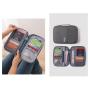 ZF221  Waterproof Passport Bag Multifunctional Document Storage Bag Large Capacity Card Bag Travel Abroad Portable Wallet
