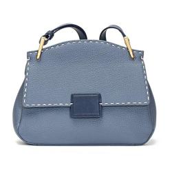 Factory Direct High Quality Small Long Strap Messenger Genuine Leather Crossbody Shoulder Bag For Women Handbags And Purses