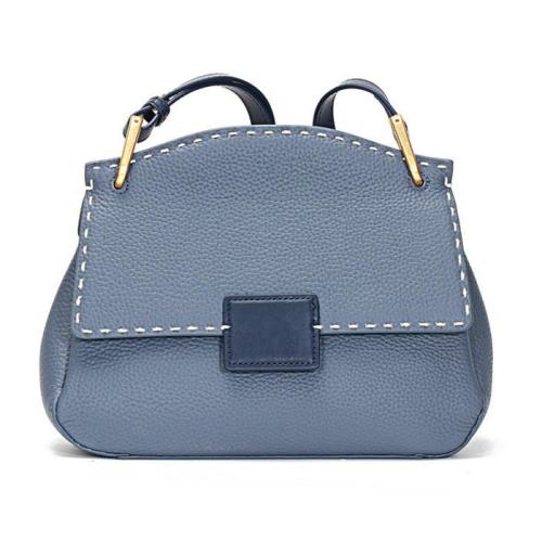 Factory Direct High Quality Small Long Strap Messenger Genuine Leather Crossbody Shoulder Bag For Women Handbags And Purses