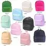 Stock Large Capacity Customizable Logo Travel Storage Bag Macaron Candy Color New Baby Blue School Backpack Bags