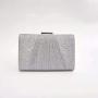 New Shiny Pleated Large-capacity Handbag One-shoulder Diagonal Party  Dinner Bag Wedding Dress KTV Clutch Dress Evening Box Bag