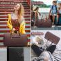 LOVEVOOK Travelling Weekender Overnight Holdall Duffle Luggage Travel Bags For Luxury Men Women